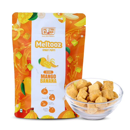 NutriBurp Mango Fruit Puff nutrition information and ingredient details