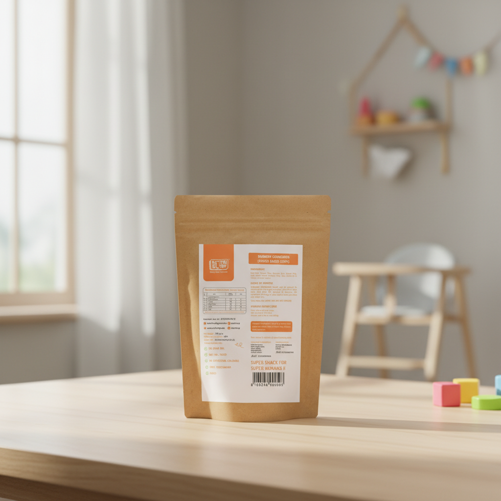 NutriBurp Rainbow Crunches nutrition information and ingredient details