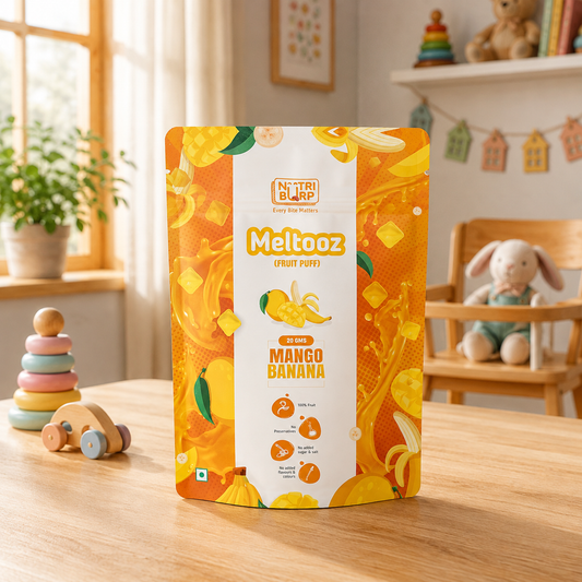 Mango Fruit Puff for Kids | No Sugar Meltooz Snack