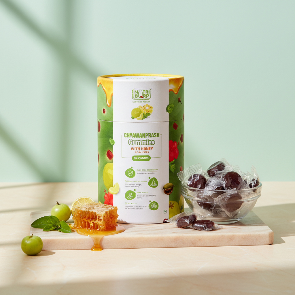 Multivitamin Chyawanprash Gummies - NutriBurp