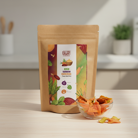 Rainbow Crunches – Veggies Baked Chips | Healthy Snack for Kids & Adults.